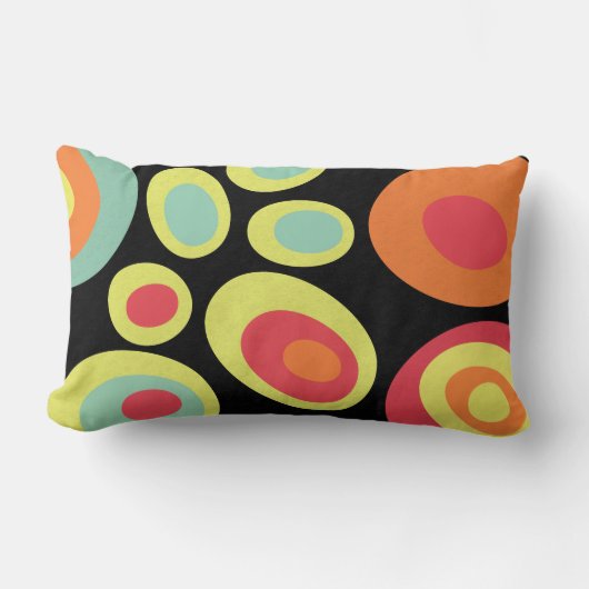 抽象芸術270213b ランバークッション (正面)