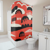 抽象芸術281219b シャワーカーテン (インサイチュ)