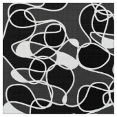 抽象芸術290523白黒 ファブリック (クローズアップ)