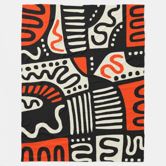 抽象芸術291219c フリースブランケット (正面)