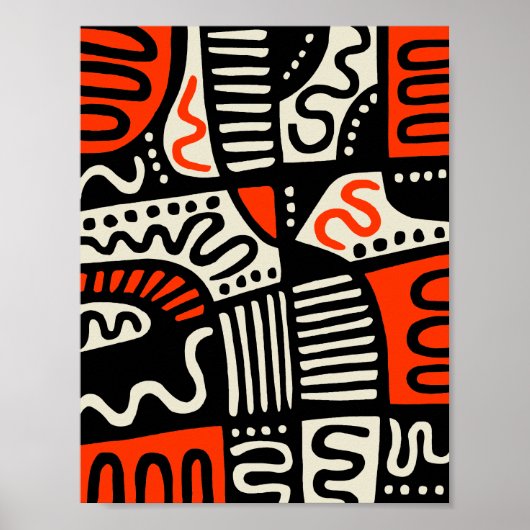 抽象芸術291219c ポスター (正面)