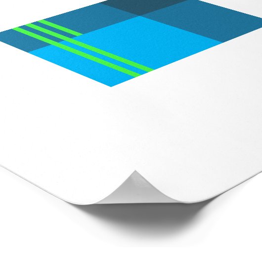 抽象芸術2 ポスター (角)