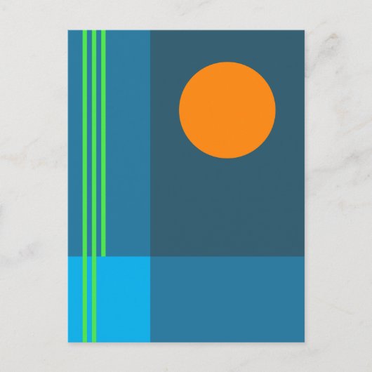 抽象芸術2 ポストカード (正面)