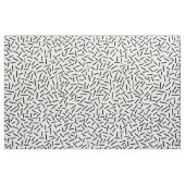 抽象芸術300117 – 黒（白） ファブリック (ファットクウォーター)