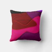 抽象芸術328 – 紫レッドピンク クッション (裏面)