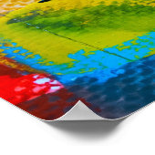 抽象芸術3 ポスター (角)