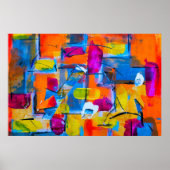 抽象芸術3 ポスター (正面)