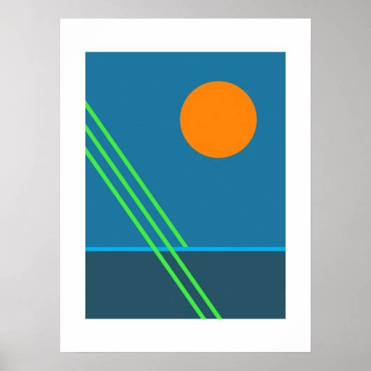 抽象芸術3 ポスター (正面)