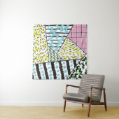 抽象芸術3:手描き背景画。 タペストリー (インサイチュ)