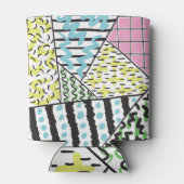 抽象芸術3：手描き背景画。 缶クーラー (裏面)