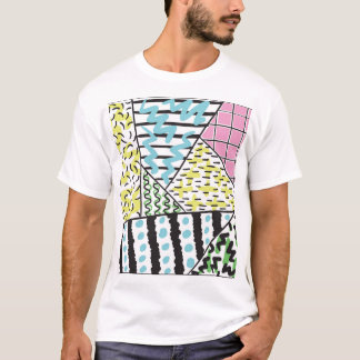 抽象芸術3：手描き背景画。 Tシャツ