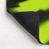 抽象芸術3 （黒とライムグリーン） マウスパッド (コーナー)