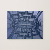 抽象芸術3Dキリスト教十字架 ジグソーパズル (横)