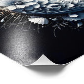 抽象芸術3Dシェイプハーフムーン顔フラワーニュートラル フォトプリント            (角)