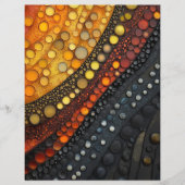 抽象芸術3Dデザインスクラップブック紙 (正面)