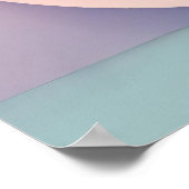 抽象芸術3Dミニマリストアートの壁ポスター ポスター (角)