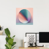 抽象芸術3Dミニマリストアートの壁ポスター ポスター (ホームオフィス)