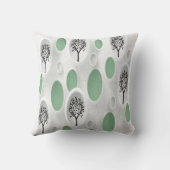 抽象芸術3D円ハートリーフツリー クッション (裏面)