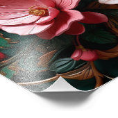 抽象芸術3D花 フォトプリント (角)