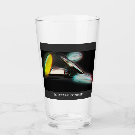 抽象芸術3D タンブラーグラス (正面)