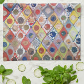 抽象芸術4遊号は子絵を描供 キッチンタオル (折り畳み)