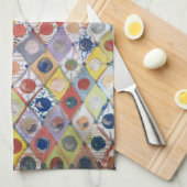 抽象芸術4遊号は子絵を描供 キッチンタオル (四つ折り)