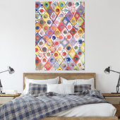 抽象芸術4遊号は子絵を描供 キャンバスプリント (インサイチュ (寝室))