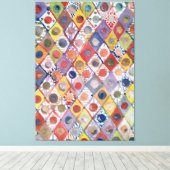 抽象芸術4遊号は子絵を描供 キャンバスプリント (インサイチュ (ウッドフロア))