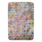 抽象芸術4遊号は子絵を描供 バスマット (正面縦)