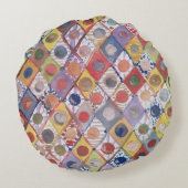 抽象芸術4遊号は子絵を描供 ラウンドクッション (裏面)