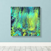 抽象芸術436 キャンバスプリント (インサイチュ (ウッドフロア))