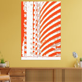 抽象芸術48 – 積み上げエコノミーアクリルテクスチャ キャンバスプリント (インサイチュ (リビング))