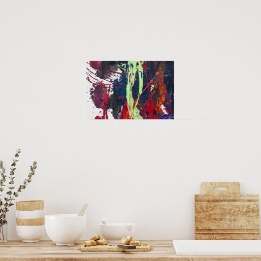 抽象芸術4 ポスター (キッチン)