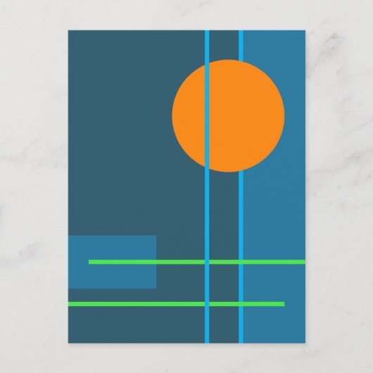 抽象芸術4 ポストカード (正面)