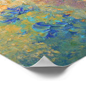 抽象芸術52 – 再編集可能なポスター ポスター (角)