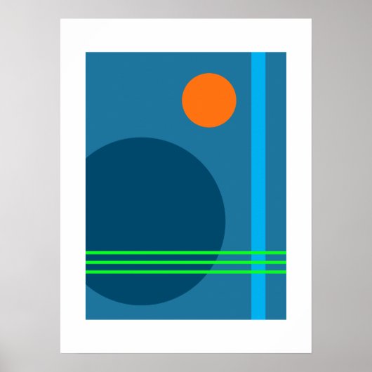 抽象芸術5 ポスター (正面)