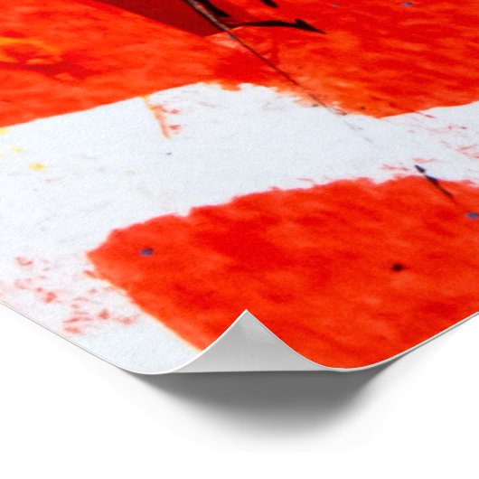 抽象芸術5 ポスター (角)