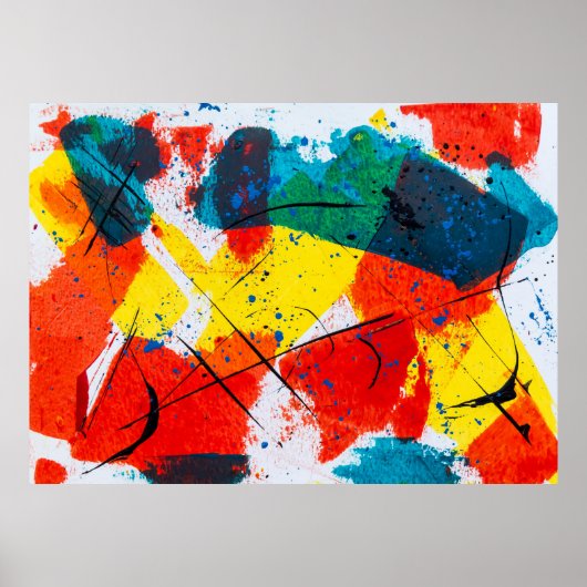 抽象芸術5 ポスター (正面)