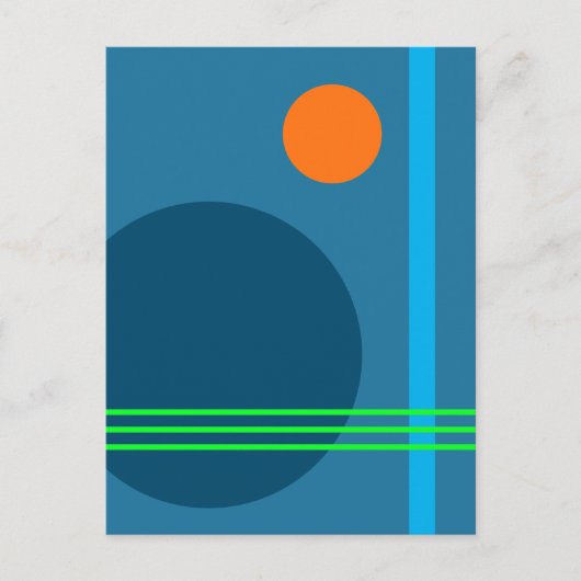 抽象芸術5 ポストカード (正面)