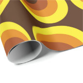 抽象芸術60sカラフルシームレスパターン、レトロスティ ラッピングペーパー (ロールコーナー)