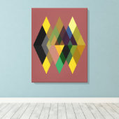 抽象芸術726 キャンバスプリント (インサイチュ (ウッドフロア))