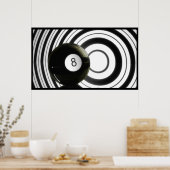 抽象芸術8球 ポスター (キッチン)