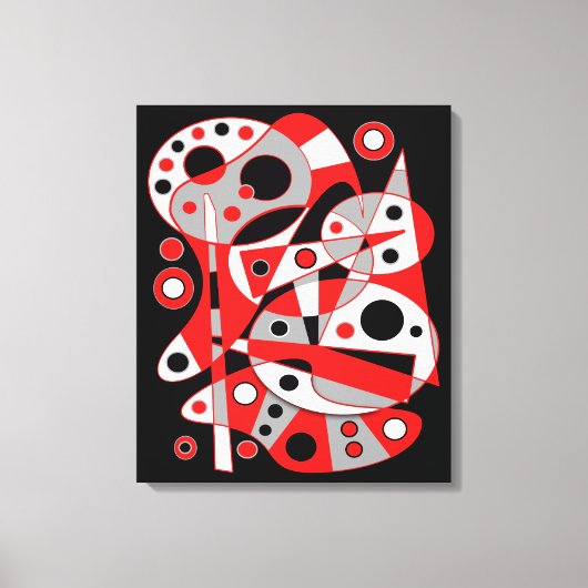 抽象芸術961 キャンバスプリント (正面)