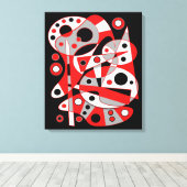 抽象芸術961 キャンバスプリント (インサイチュ (ウッドフロア))