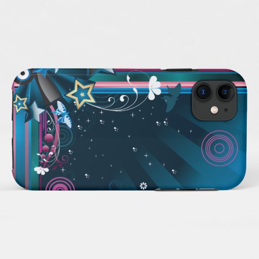 抽象芸術9c Case-Mate iPhoneケース (裏面(横))