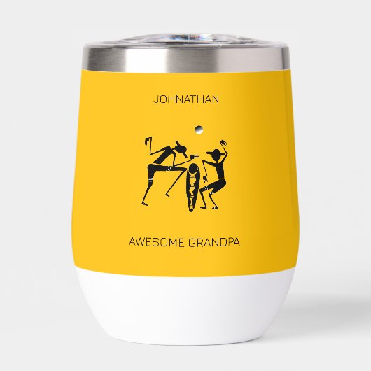 抽象芸術,かわいいムーンライトダンスグランドパタンブラー (正面)