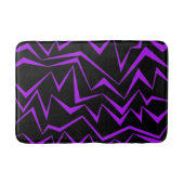 抽象芸術、はっきりした幾何鮮やかジグザグ模様 バスマット (正面)