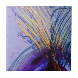 抽象芸術（ばちゃばちゃ）跳ねるセラミックタイル タイル