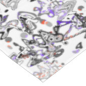 抽象芸術（ばちゃばちゃ）跳ねるブモダンラシ テーブルクロス (アングル)