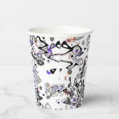 抽象芸術（ばちゃばちゃ）跳ねるブモダンラシ 紙コップ (右)